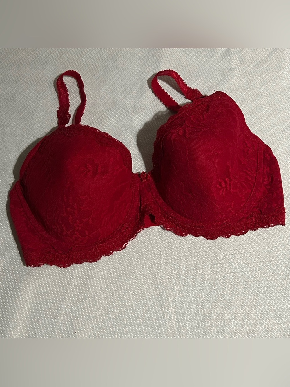Secret Treasures Red Lace Underwire Bra